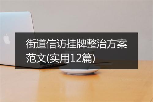 街道信访挂牌整治方案范文(实用12篇)