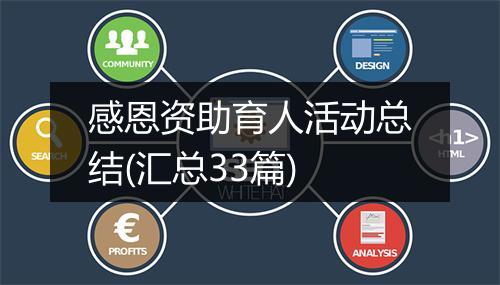 感恩资助育人活动总结(汇总33篇)