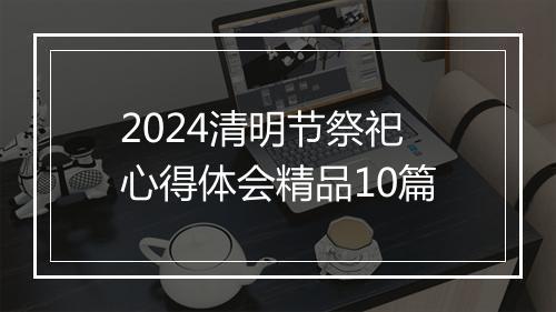2024清明节祭祀心得体会精品10篇