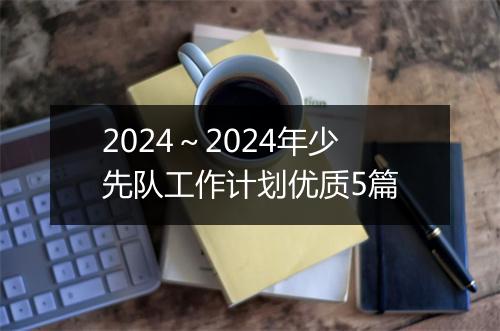 2024～2024年少先队工作计划优质5篇