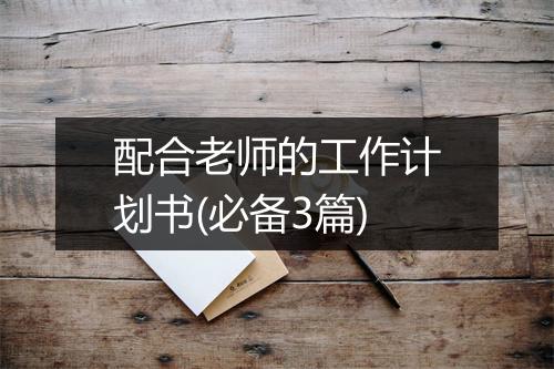 配合老师的工作计划书(必备3篇)