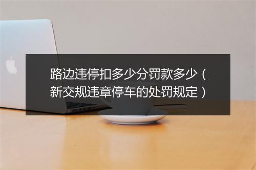 路边违停扣多少分罚款多少（新交规违章停车的处罚规定）