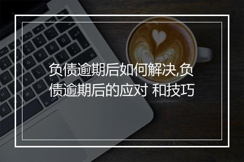 负债逾期后如何解决,负债逾期后的应对 和技巧