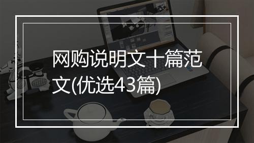 网购说明文十篇范文(优选43篇)
