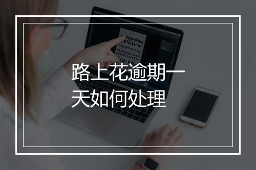 路上花逾期一天如何处理