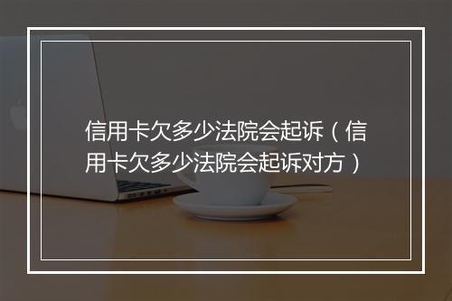 信用卡欠多少法院会起诉（信用卡欠多少法院会起诉对方）