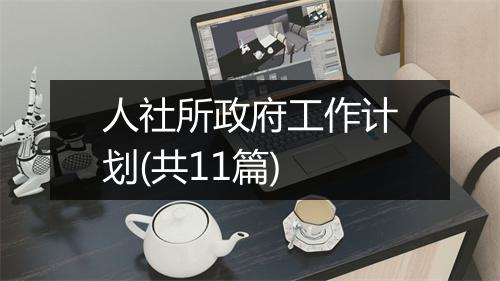 人社所政府工作计划(共11篇)