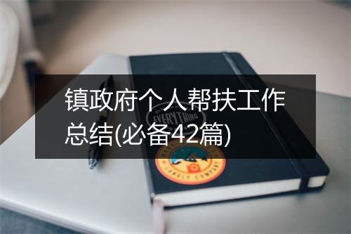 镇政府个人帮扶工作总结(必备42篇)