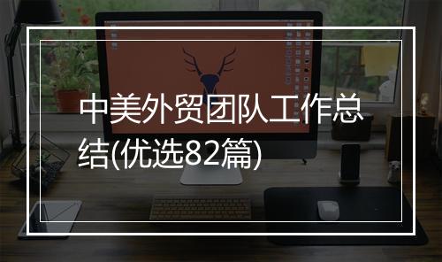 中美外贸团队工作总结(优选82篇)