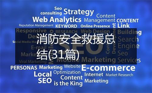 消防安全救援总结(31篇)