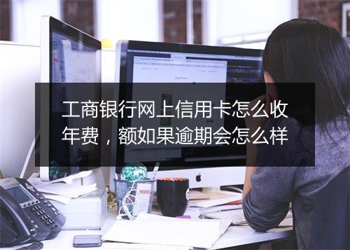 工商银行网上信用卡怎么收年费，额如果逾期会怎么样