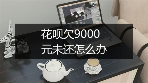 花呗欠9000元未还怎么办