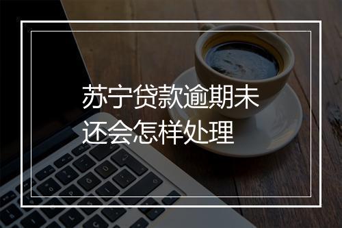 苏宁贷款逾期未还会怎样处理