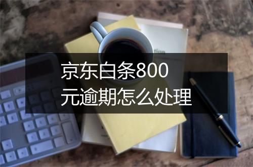京东白条800元逾期怎么处理