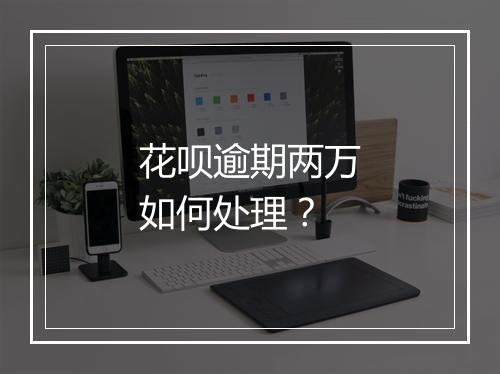 花呗逾期两万如何处理？