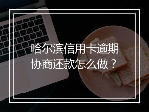 哈尔滨信用卡逾期协商还款怎么做？