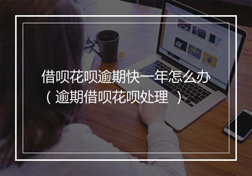 借呗花呗逾期快一年怎么办（逾期借呗花呗处理 ）
