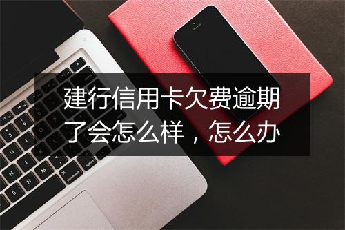 建行信用卡欠费逾期了会怎么样，怎么办