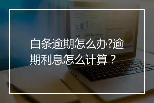 白条逾期怎么办?逾期利息怎么计算？