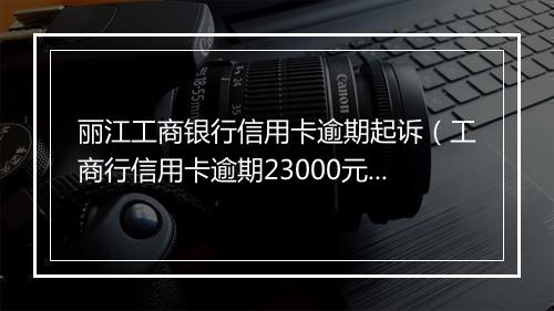 丽江工商银行信用卡逾期起诉（工商行信用卡逾期23000元,银行会正式起诉吗）