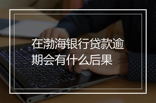 在渤海银行贷款逾期会有什么后果