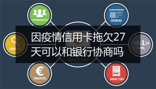 因疫情信用卡拖欠27天可以和银行协商吗