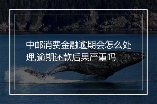 中邮消费金融逾期会怎么处理,逾期还款后果严重吗