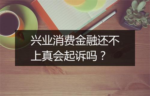 兴业消费金融还不上真会起诉吗？
