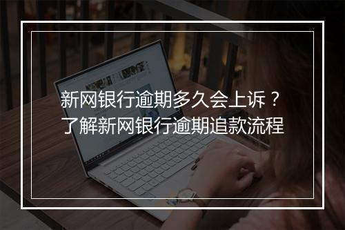 新网银行逾期多久会上诉？了解新网银行逾期追款流程