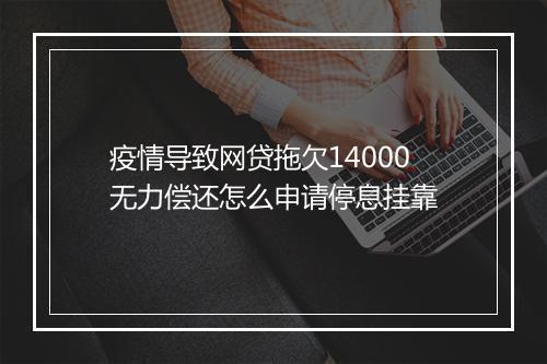 疫情导致网贷拖欠14000无力偿还怎么申请停息挂靠
