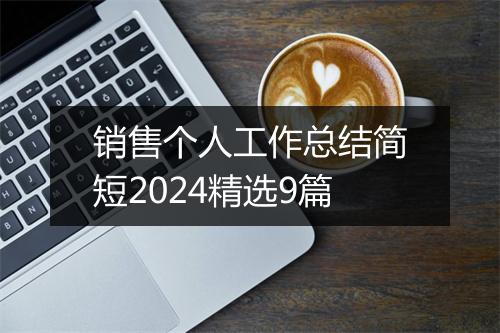 销售个人工作总结简短2024精选9篇