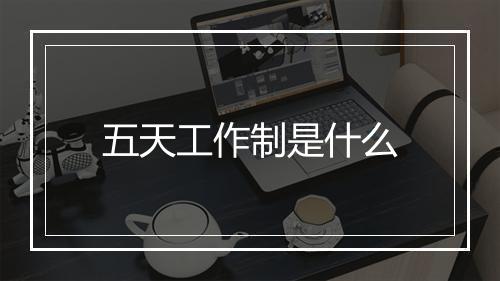 五天工作制是什么