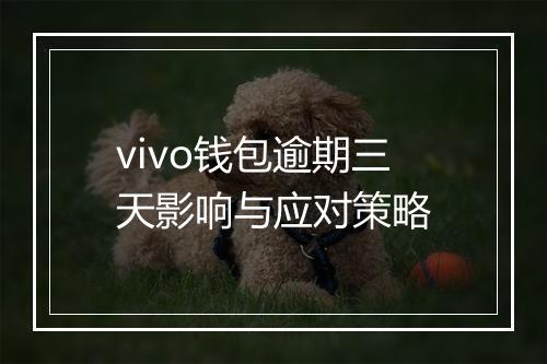 vivo钱包逾期三天影响与应对策略