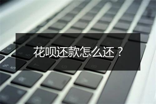 花呗还款怎么还？