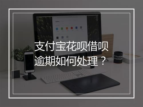 支付宝花呗借呗逾期如何处理？