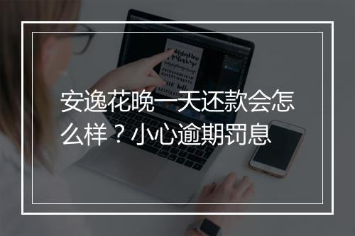安逸花晚一天还款会怎么样？小心逾期罚息