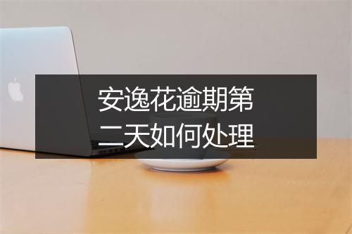 安逸花逾期第二天如何处理