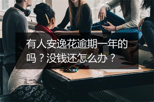 有人安逸花逾期一年的吗？没钱还怎么办？