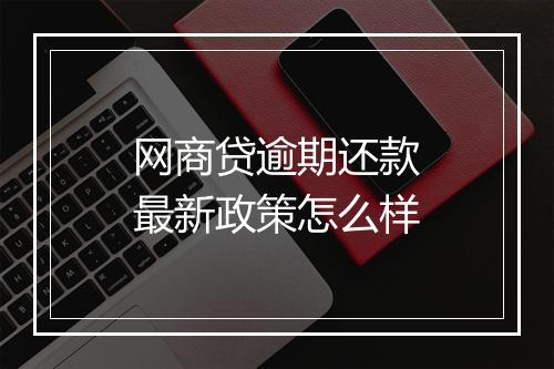 网商贷逾期还款最新政策怎么样