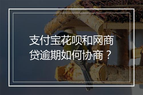 支付宝花呗和网商贷逾期如何协商？