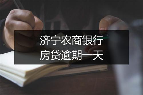 济宁农商银行房贷逾期一天