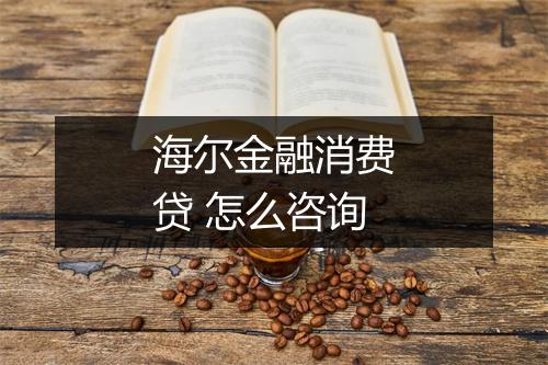 海尔金融消费贷 怎么咨询