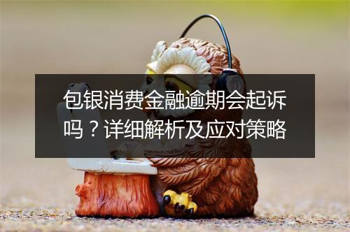 包银消费金融逾期会起诉吗？详细解析及应对策略