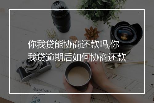 你我贷能协商还款吗,你我贷逾期后如何协商还款
