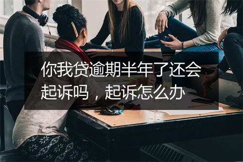 你我贷逾期半年了还会起诉吗，起诉怎么办