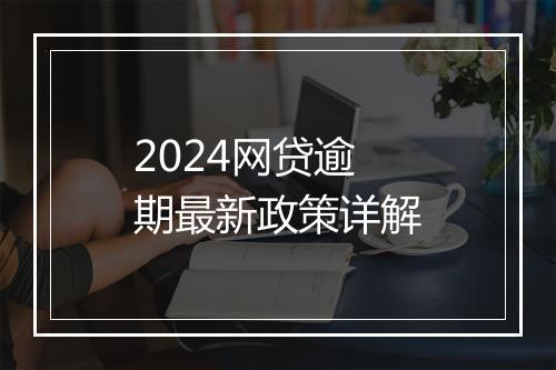2024网贷逾期最新政策详解