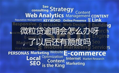 微粒贷逾期会怎么办呀，了以后还有额度吗