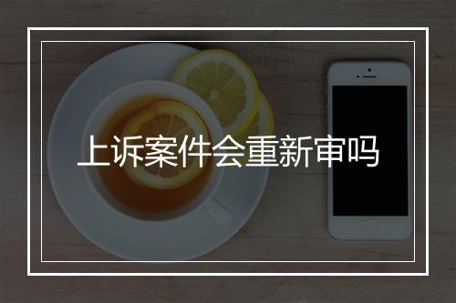 上诉案件会重新审吗