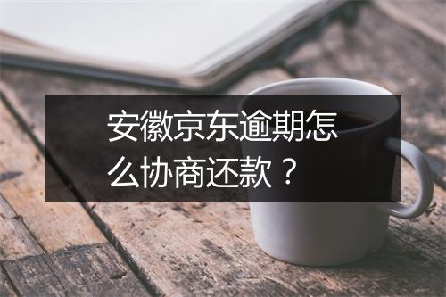 安徽京东逾期怎么协商还款？