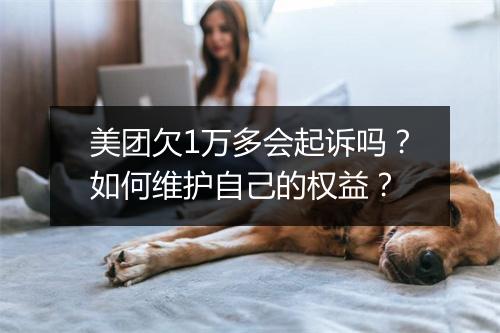 美团欠1万多会起诉吗？如何维护自己的权益？